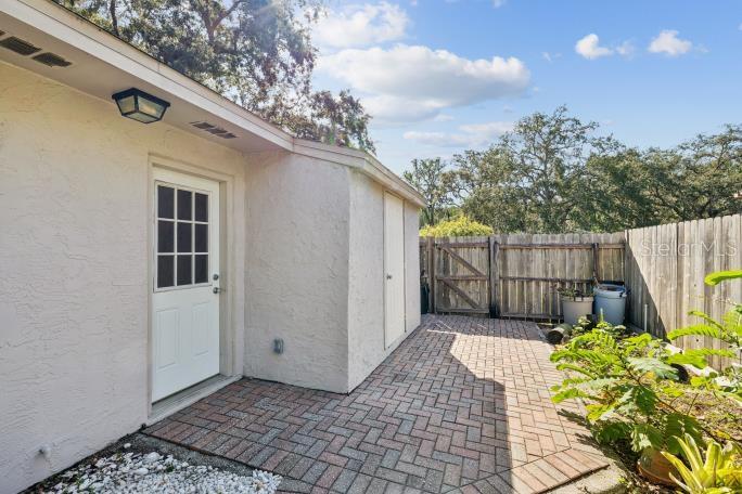 Side Yard attached storage