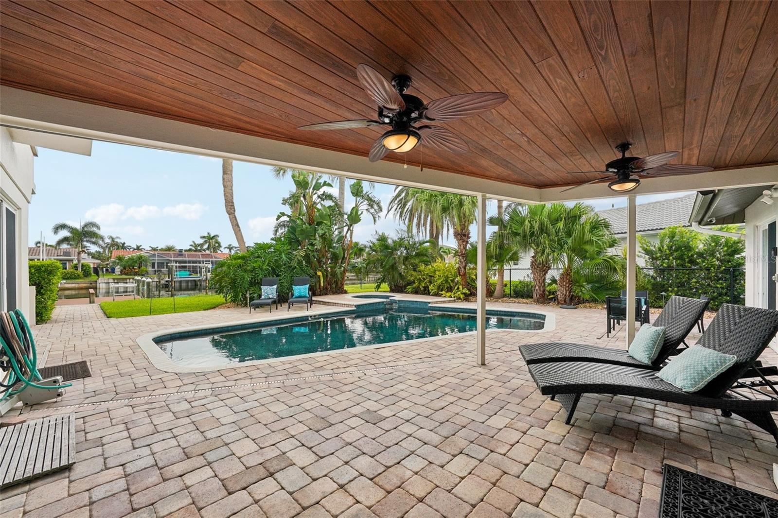 Covered Lanai Off Kitchen