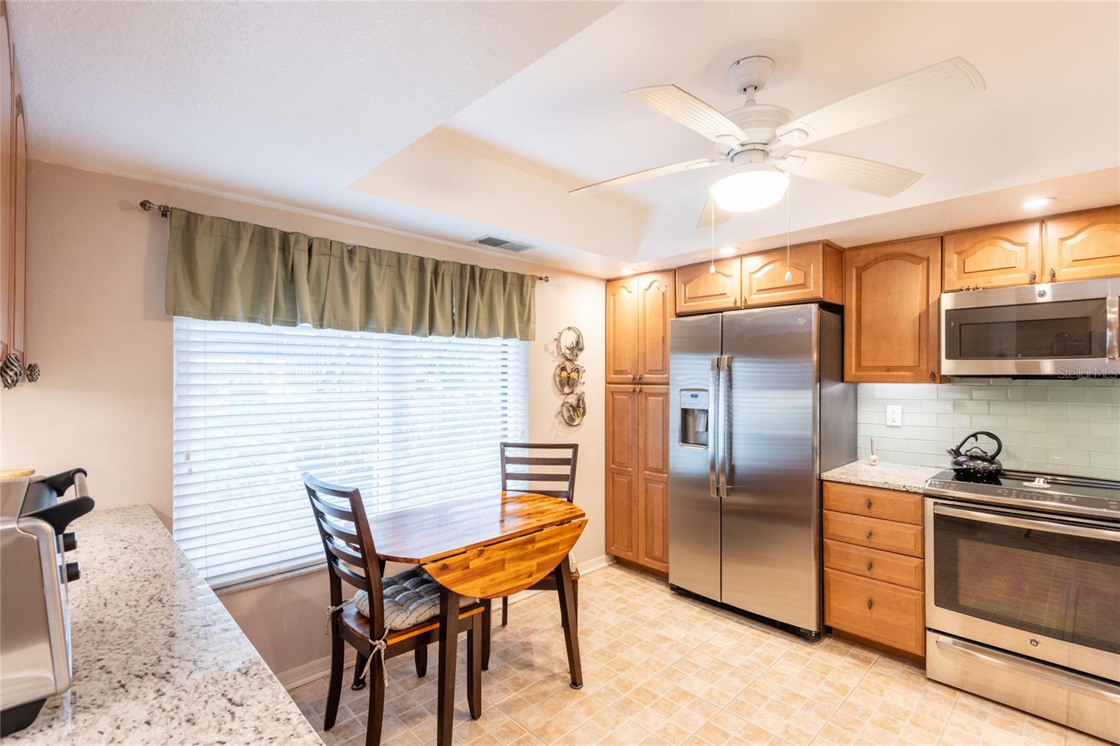 Eat in kitchen area.