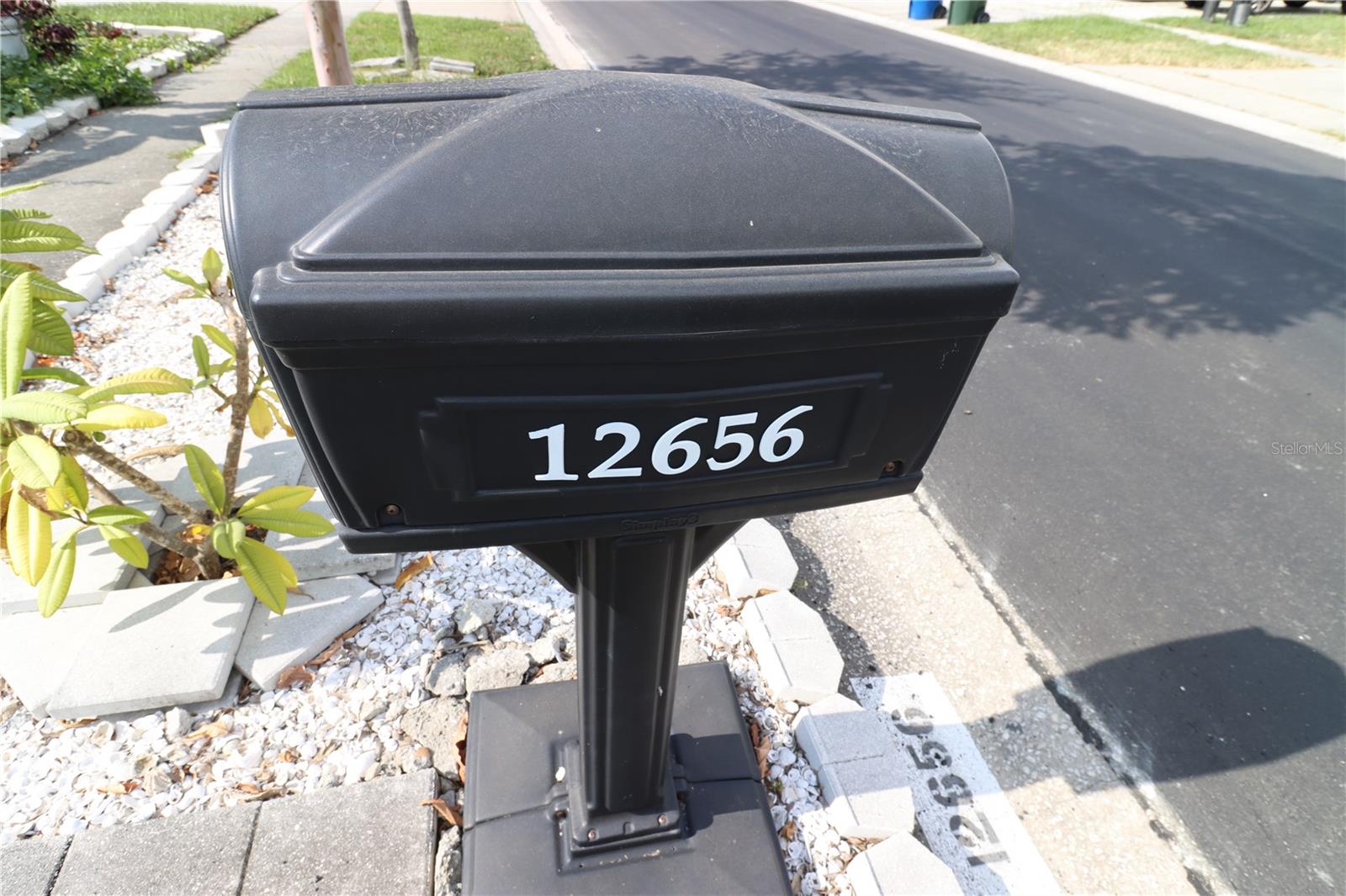 Mailbox with Address