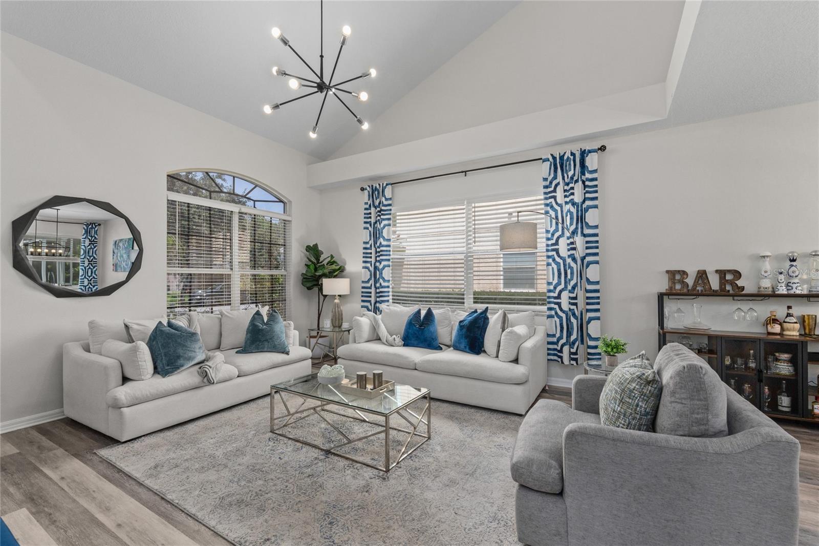 Light and bright with luxury vinyl flooring throughout the home