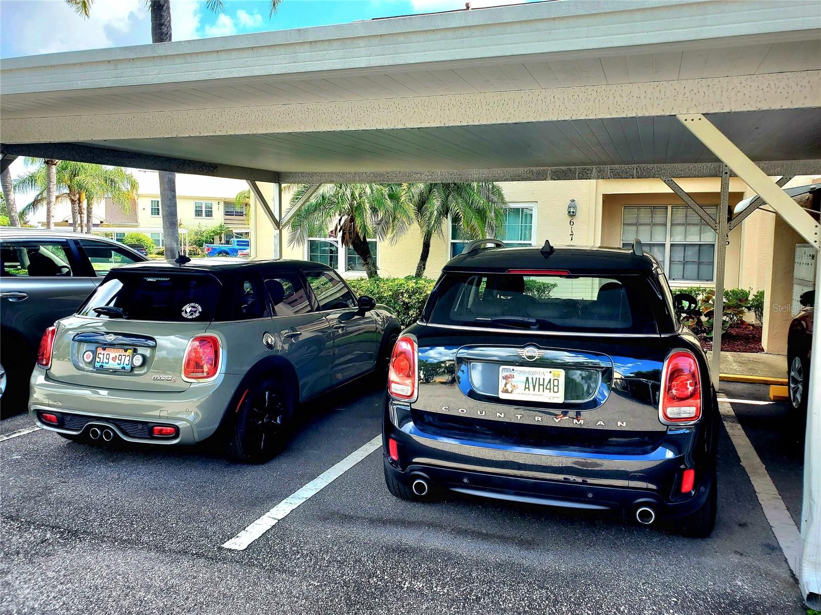 PRIVATE COVERED PARKING SPOT