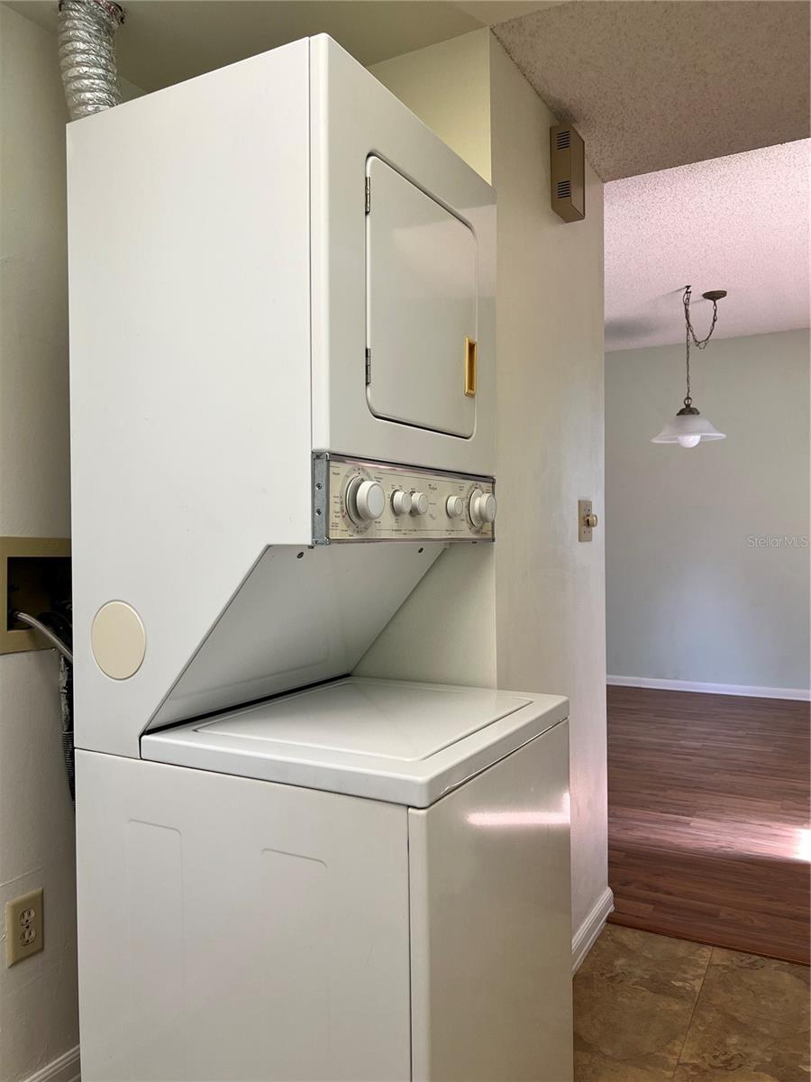 Washer and dryer in unit!