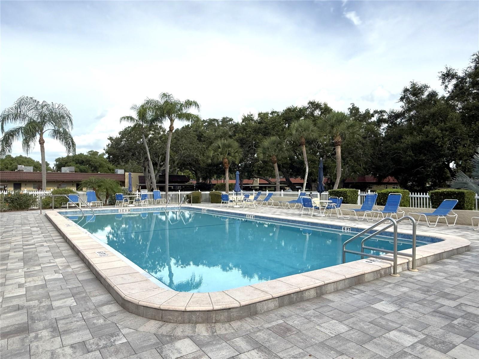 Heated pool for your year-round enjoyment.