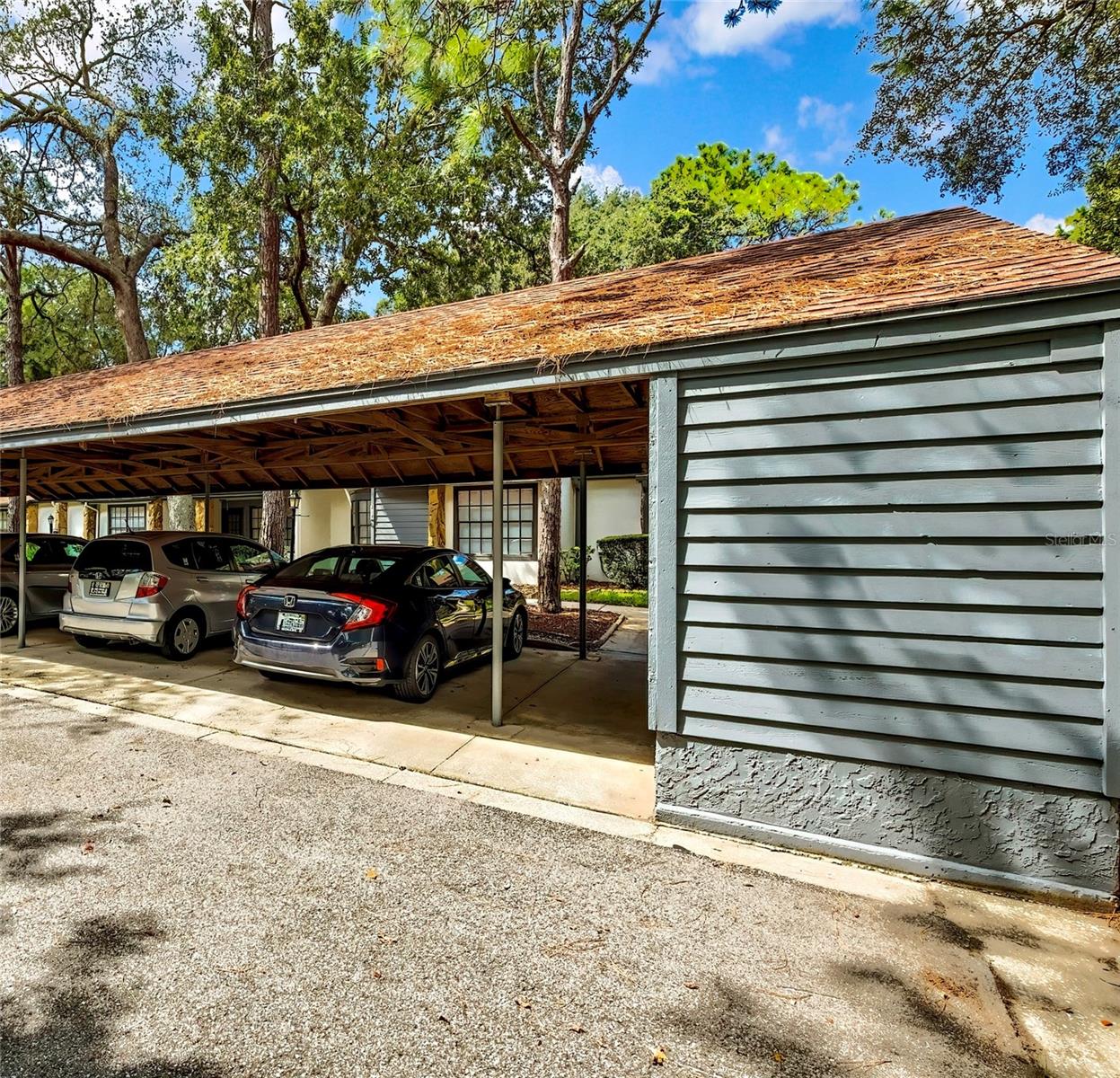 Carport with Storage Room