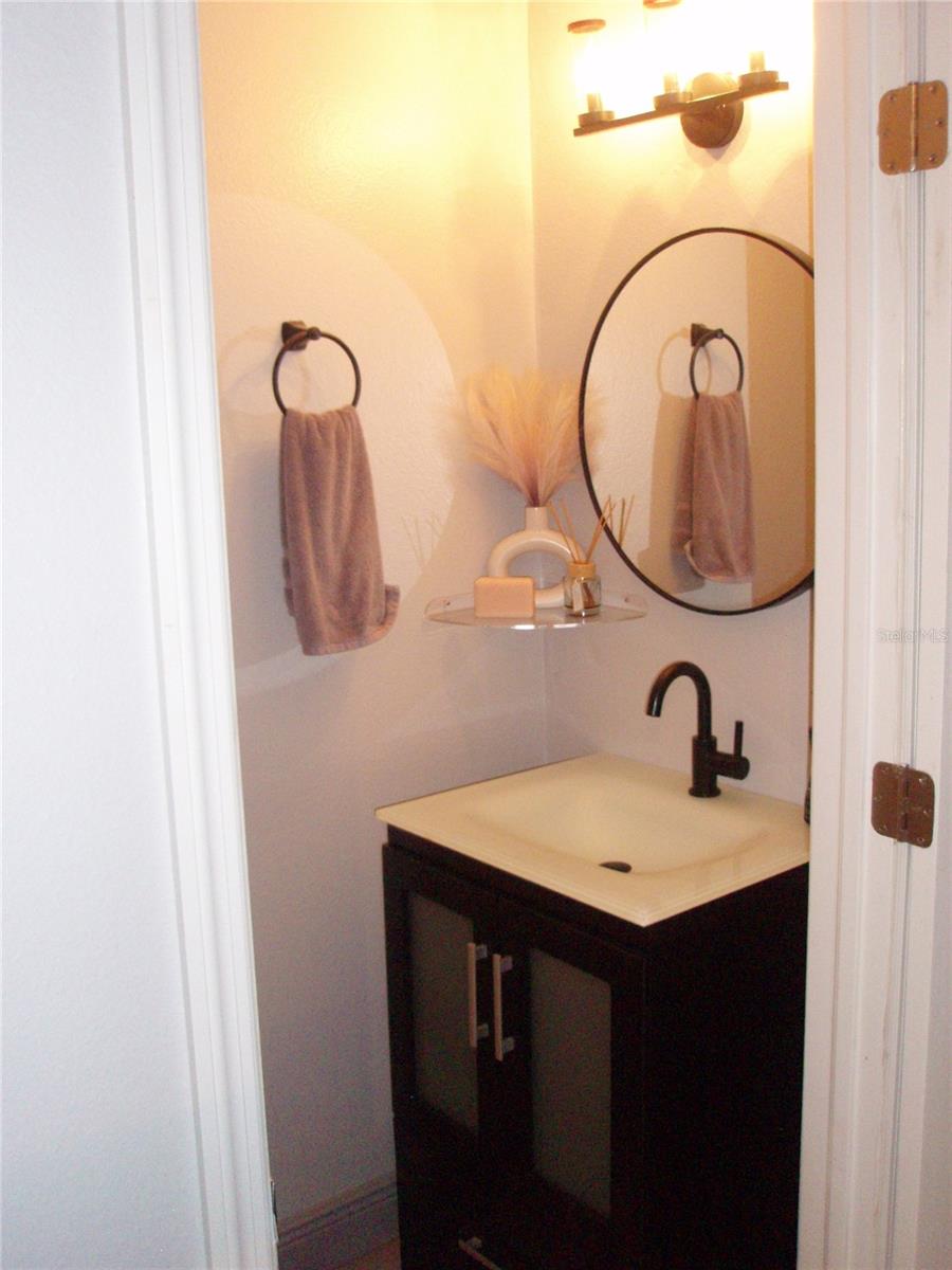 half bath downstairs