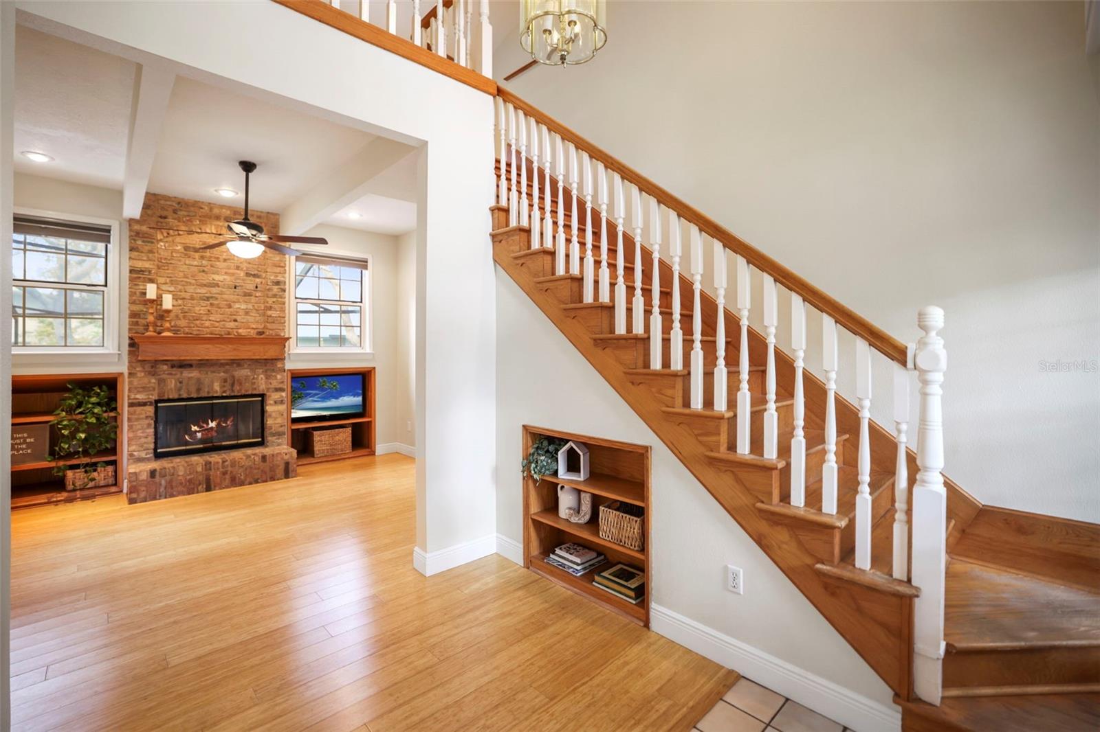 Foyer into living room