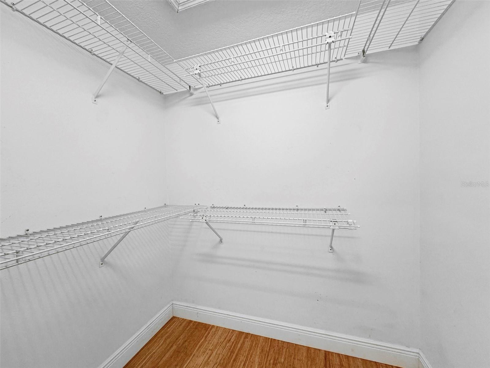 2nd floor primary walk-in closet