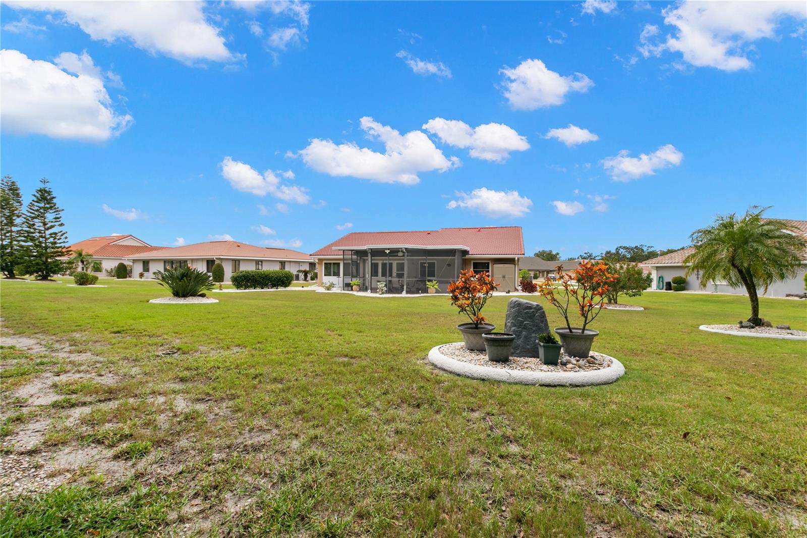 Expansive Back Yard