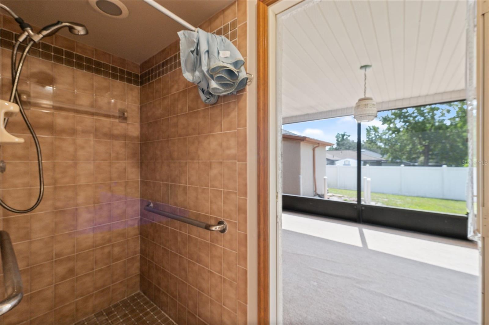 Primary bath walk-in shower!