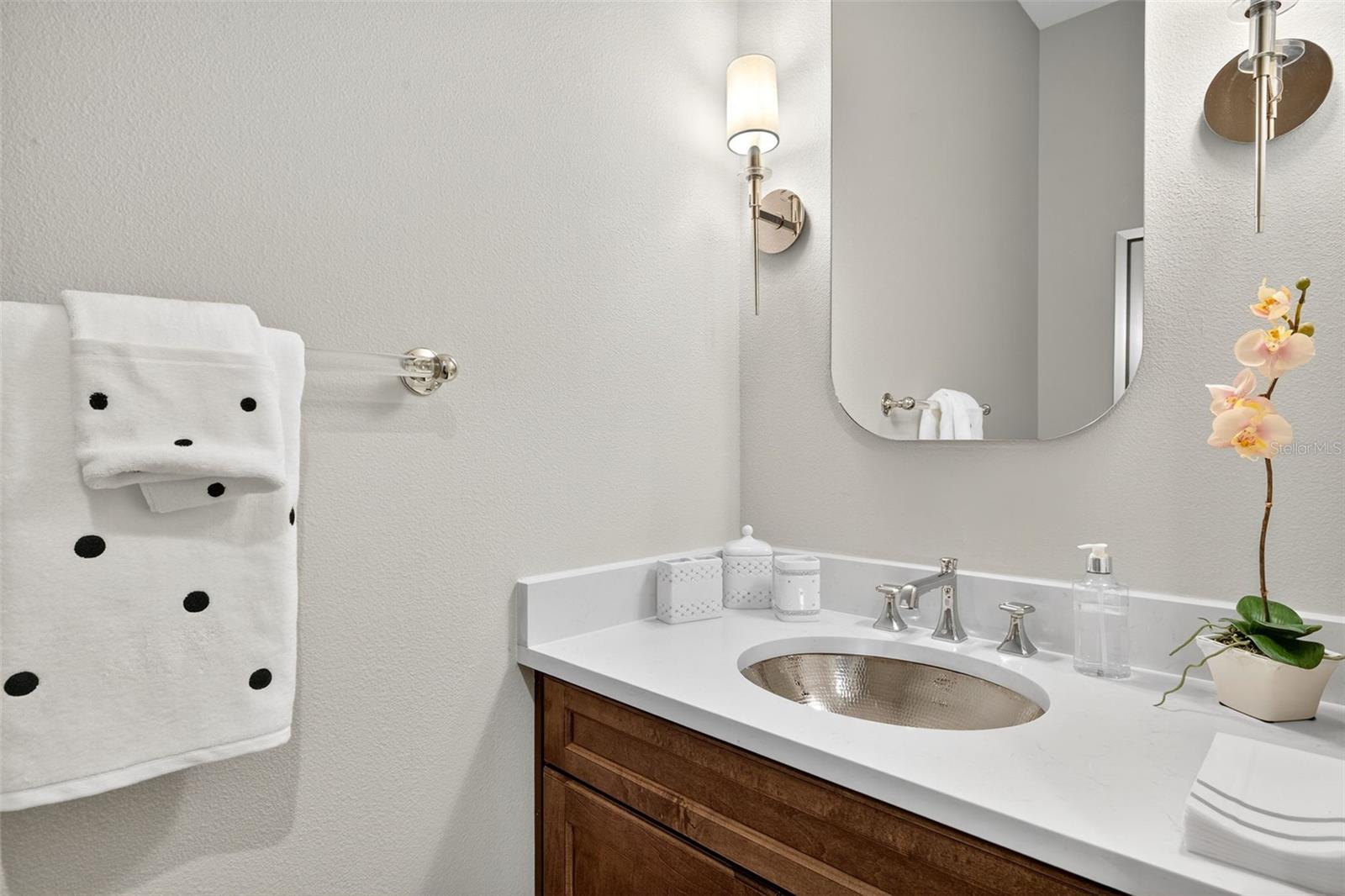 Elegant powder room