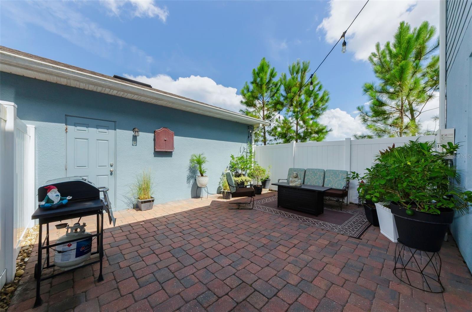 Paved Patio Space