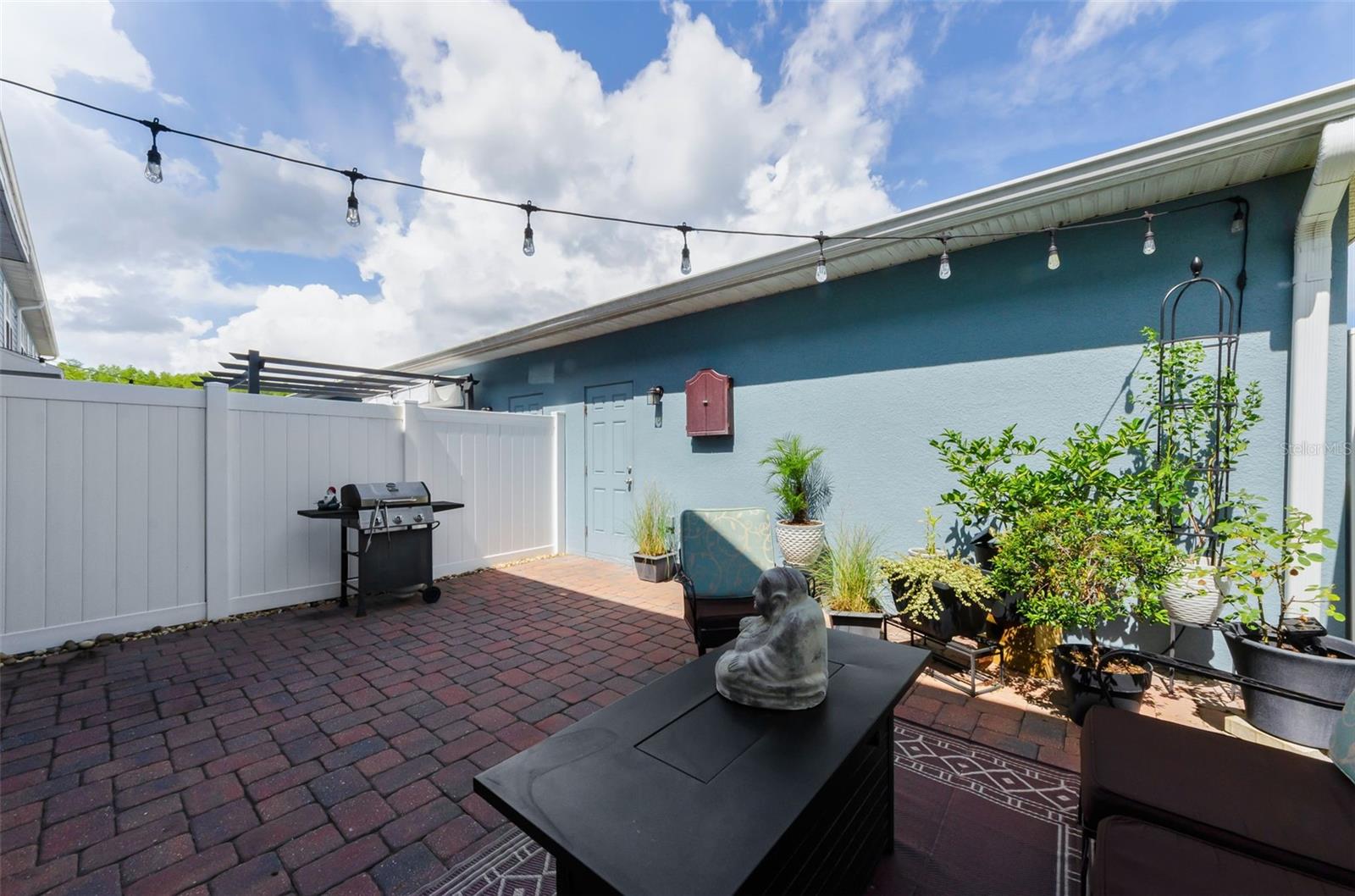Patio in between home & garage