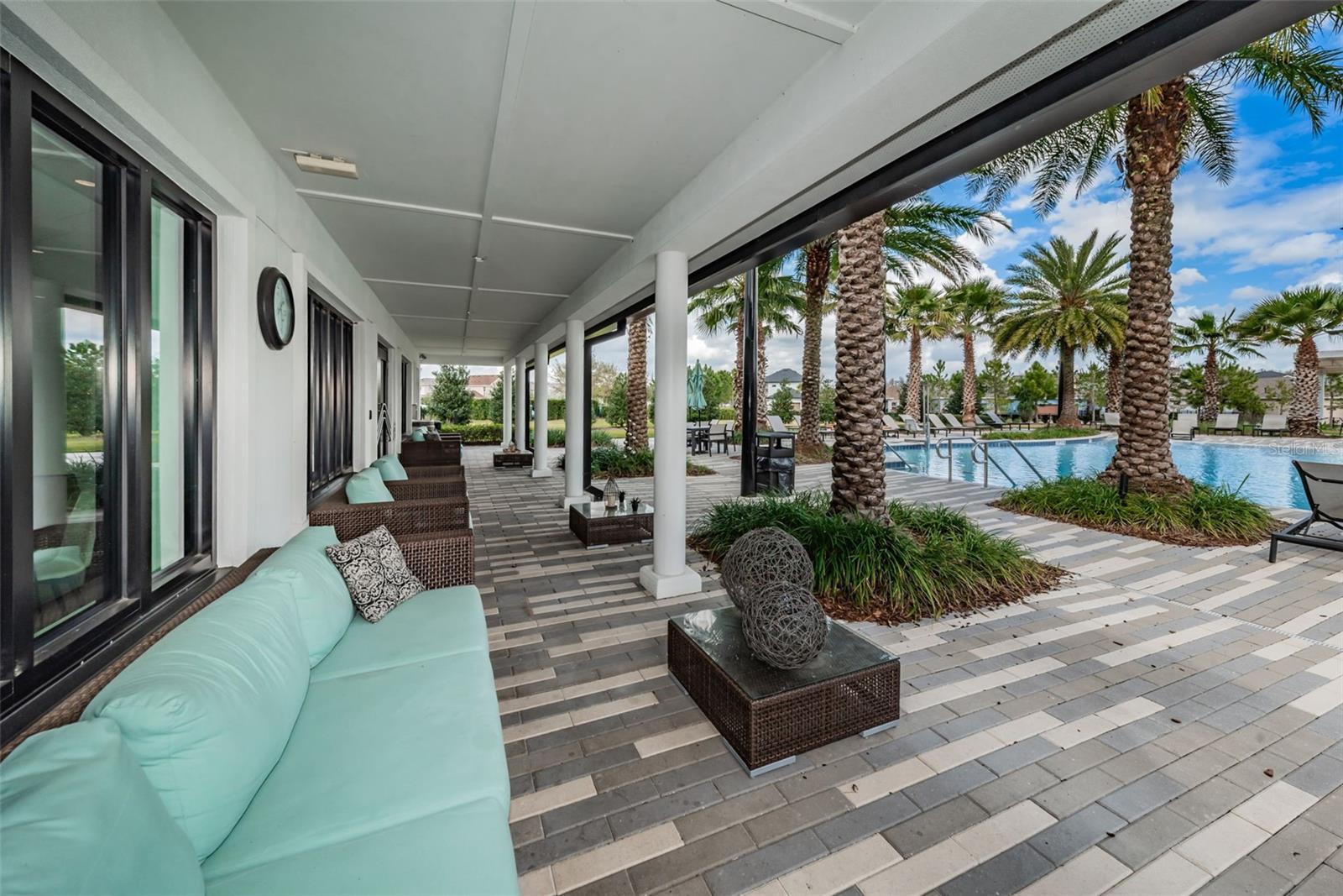 Pool Deck Covered Area