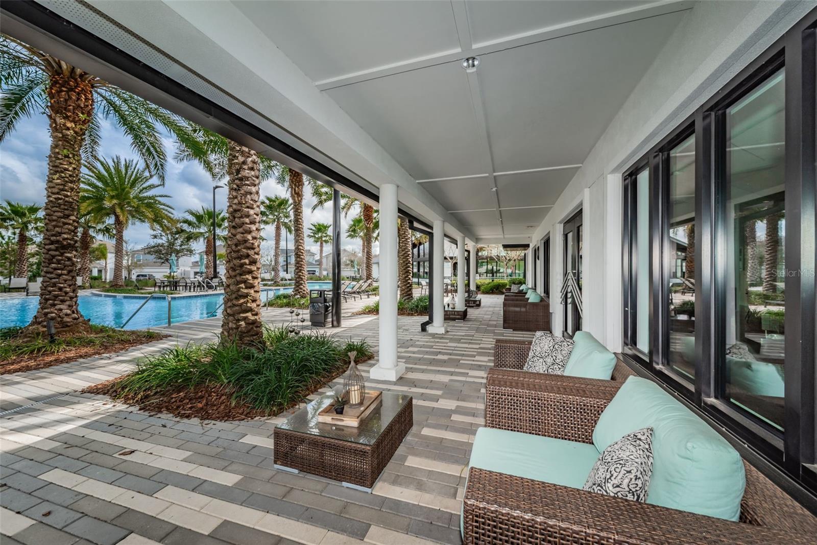 Pool Deck Covered Area