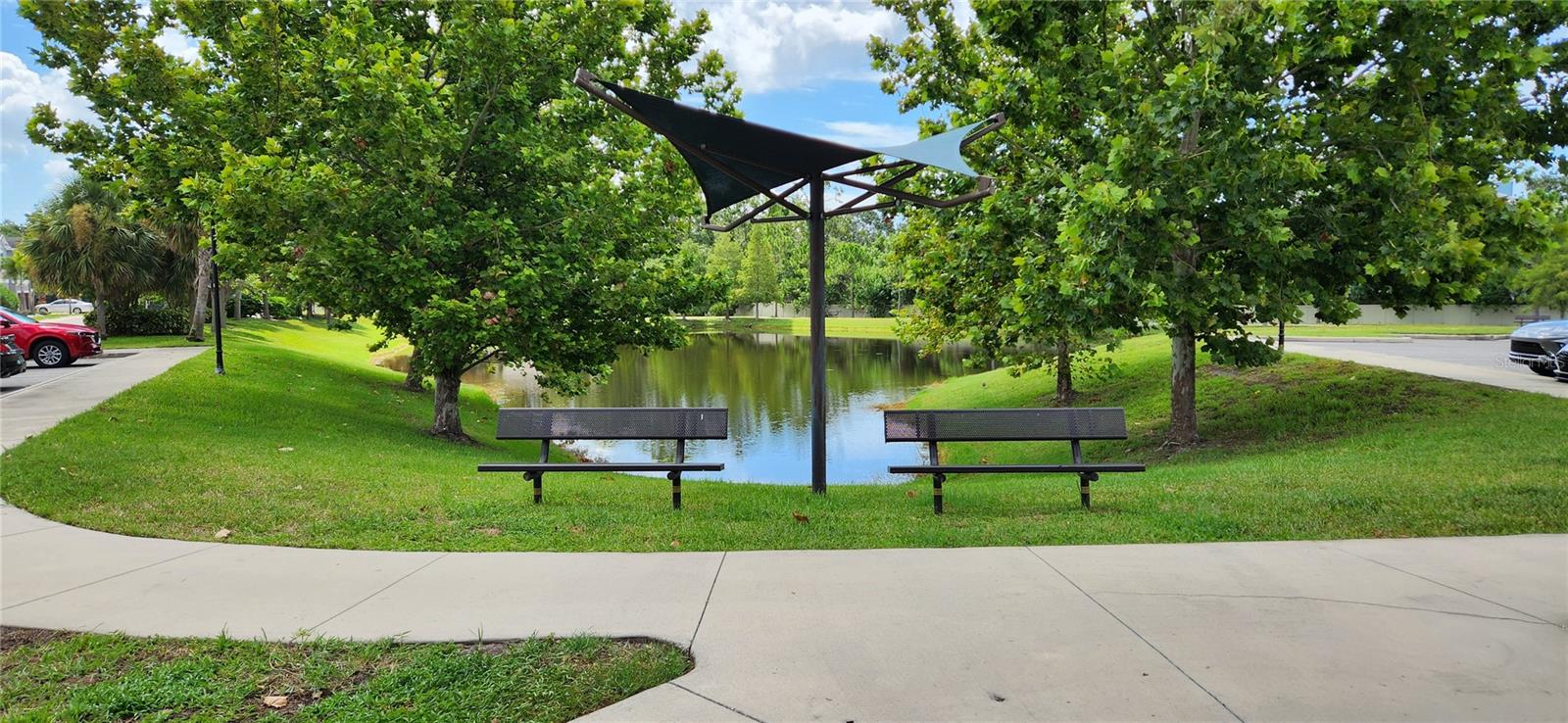 Pond Sitting Area