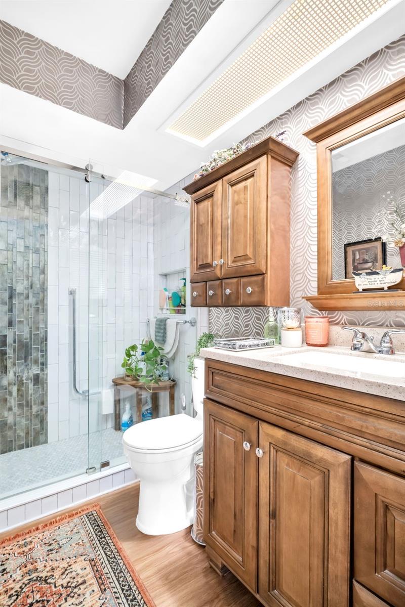 COMPLETELY REMODELED BATH