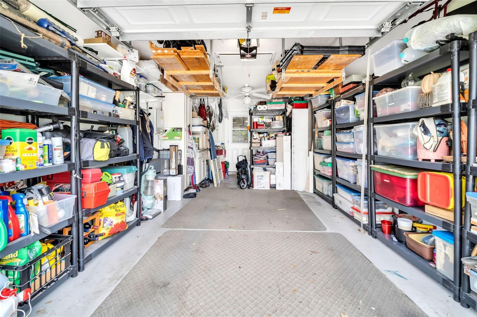 LOADS OF STORAGE IN GARAGE