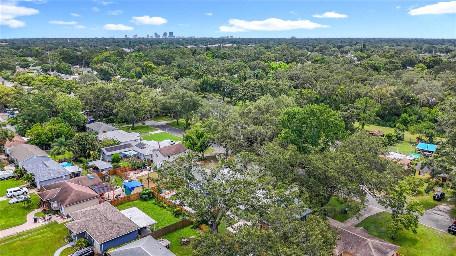 Aerial View East - view of downtown St Pete