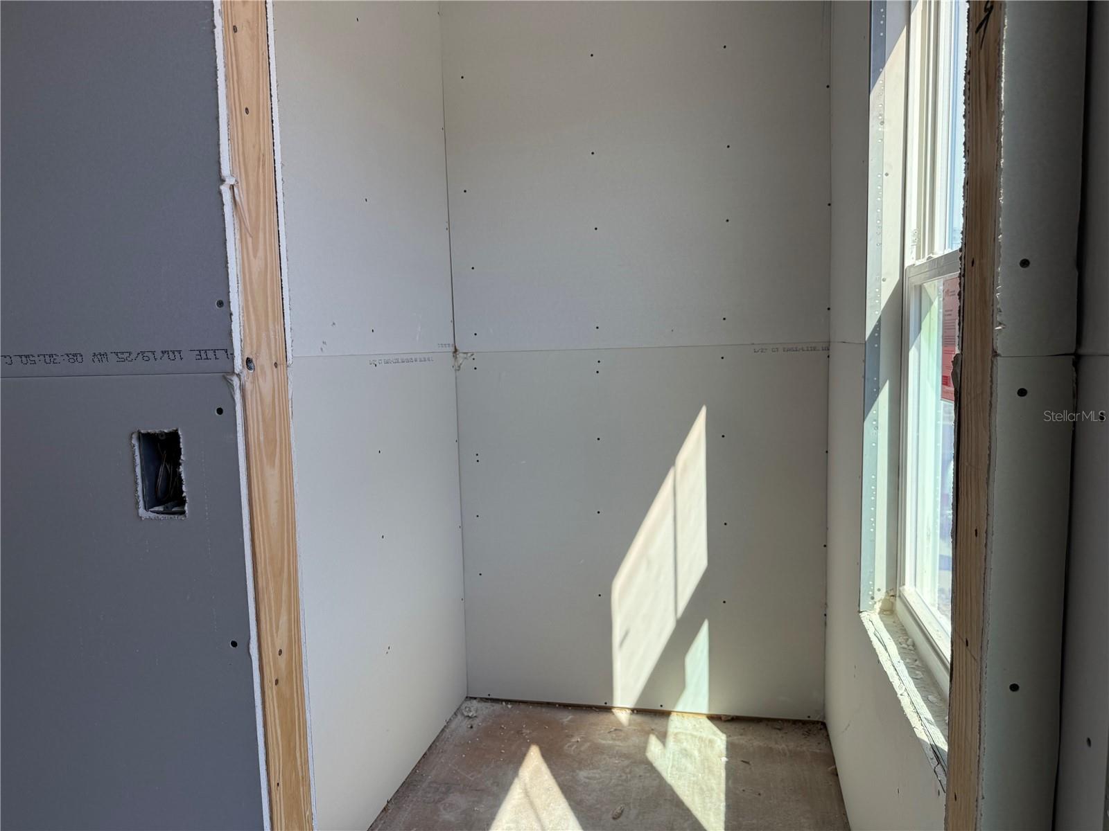 Bright and spacious walk-in closet