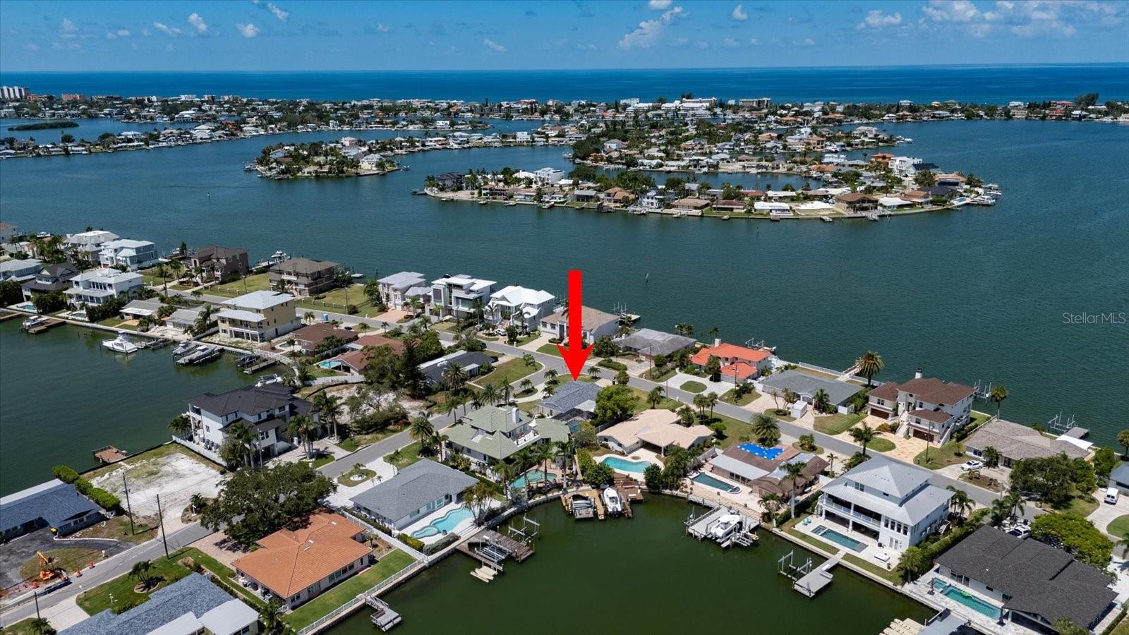 Surrounded by multi million dollar homes, this home sits on a lovely elevated lot and faired very well with recent storms-no water intrusion.