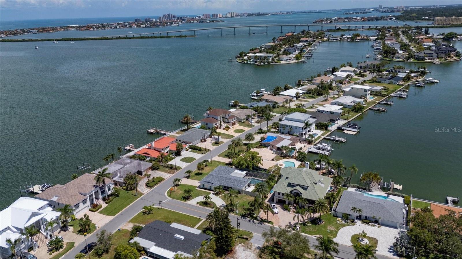 Views to the north and Clearwater Beach.