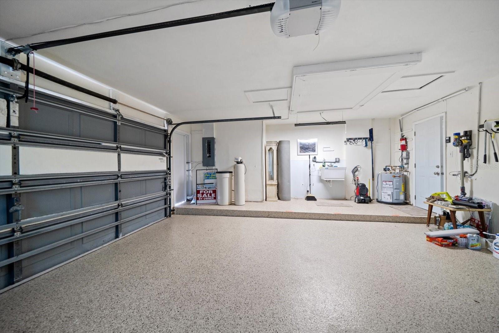 Oversized two car garage