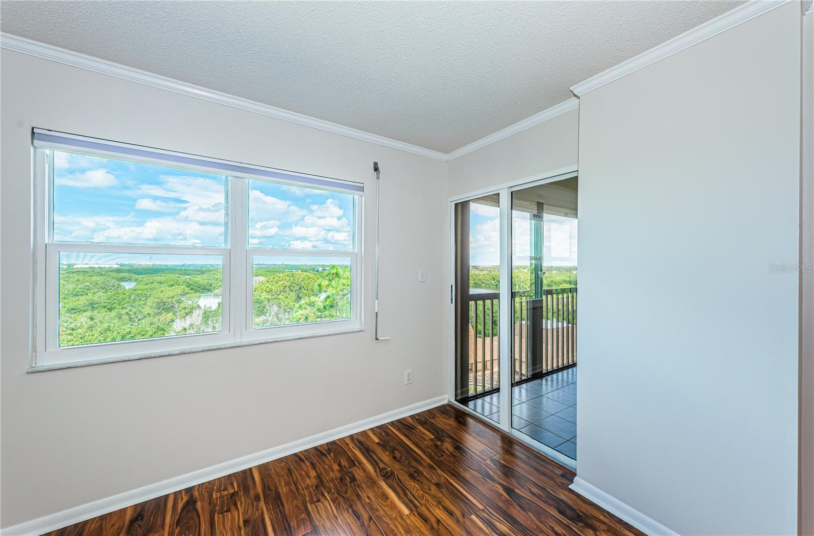 master bedroom  sliding doors to balcony