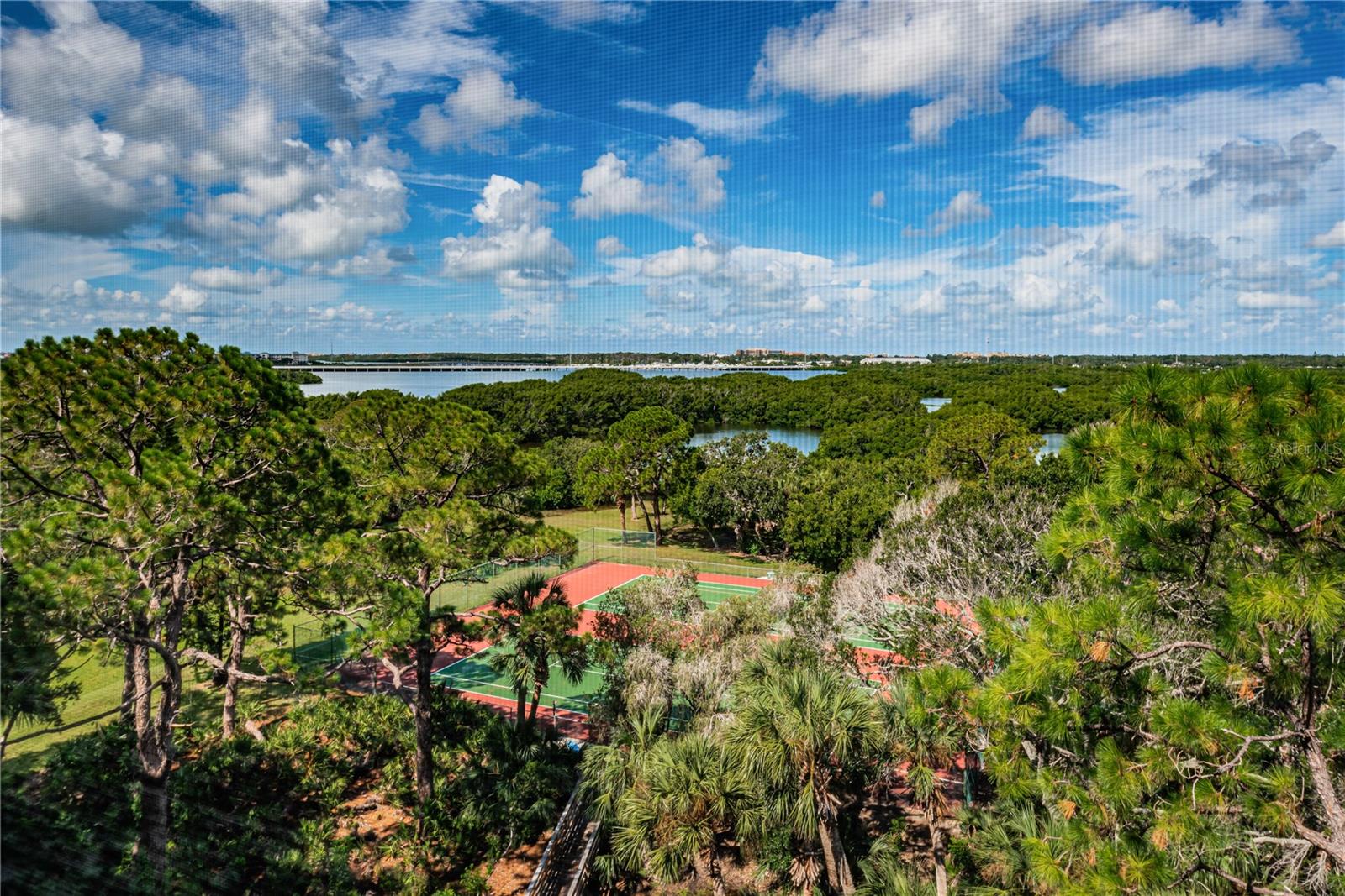 view from balcony