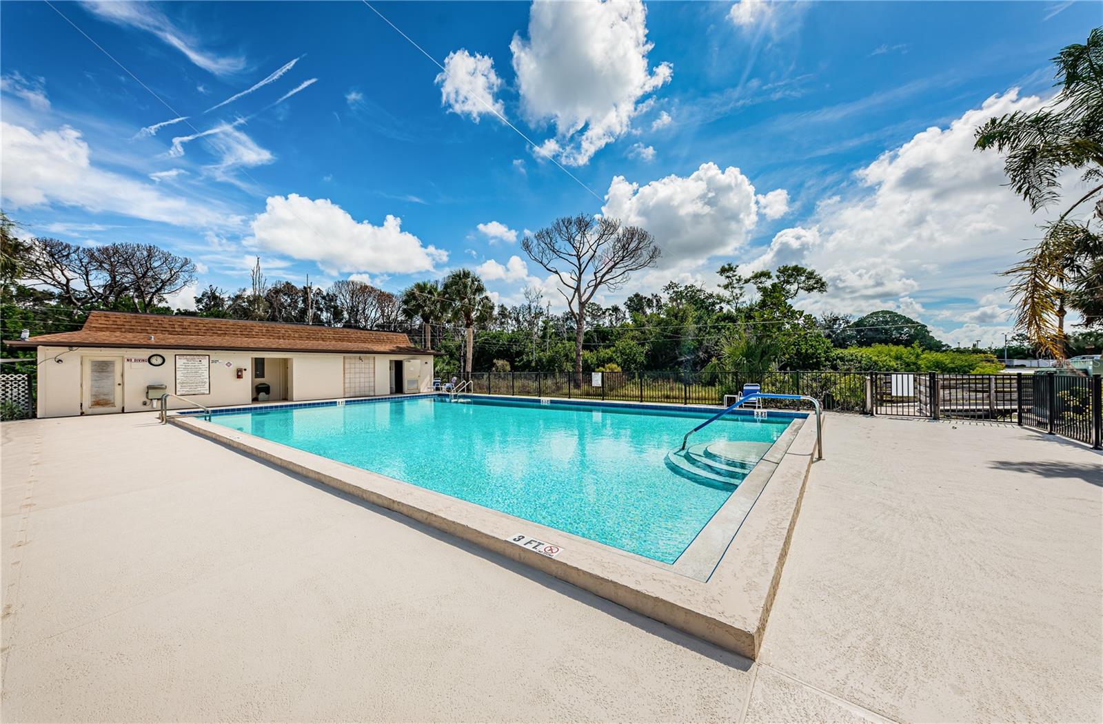 heated pool