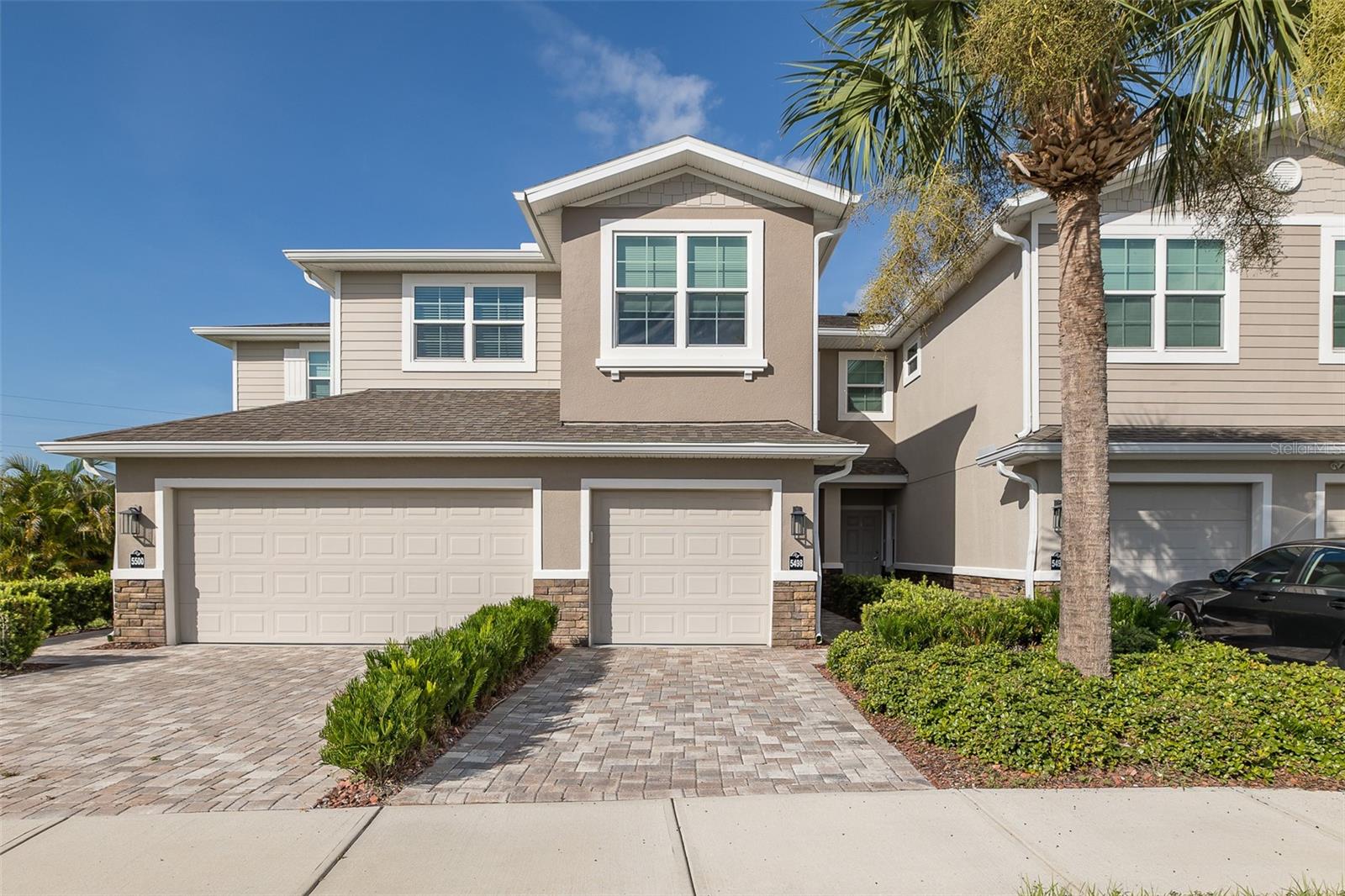 Front of townhome