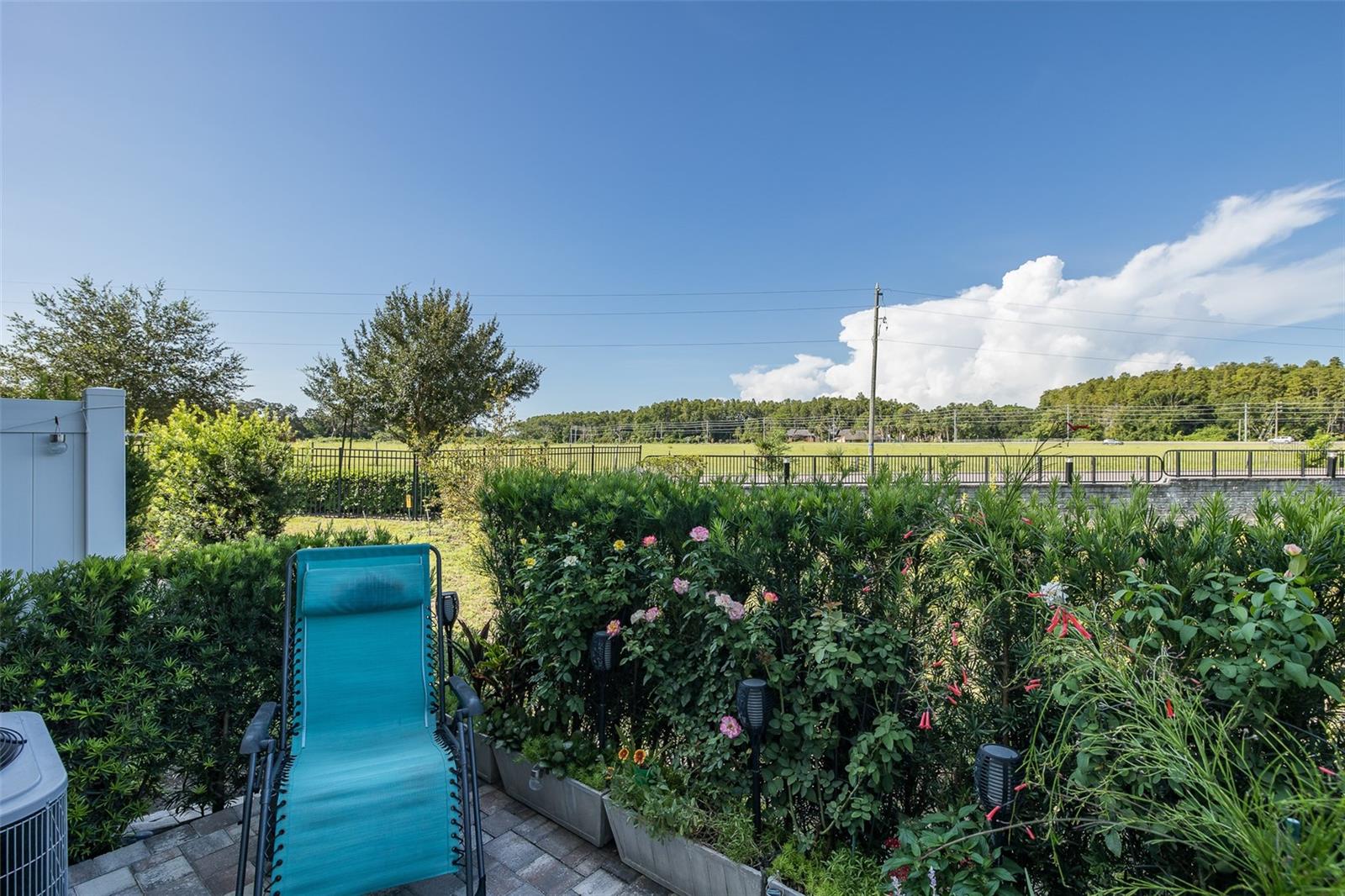 View from outdoor patio