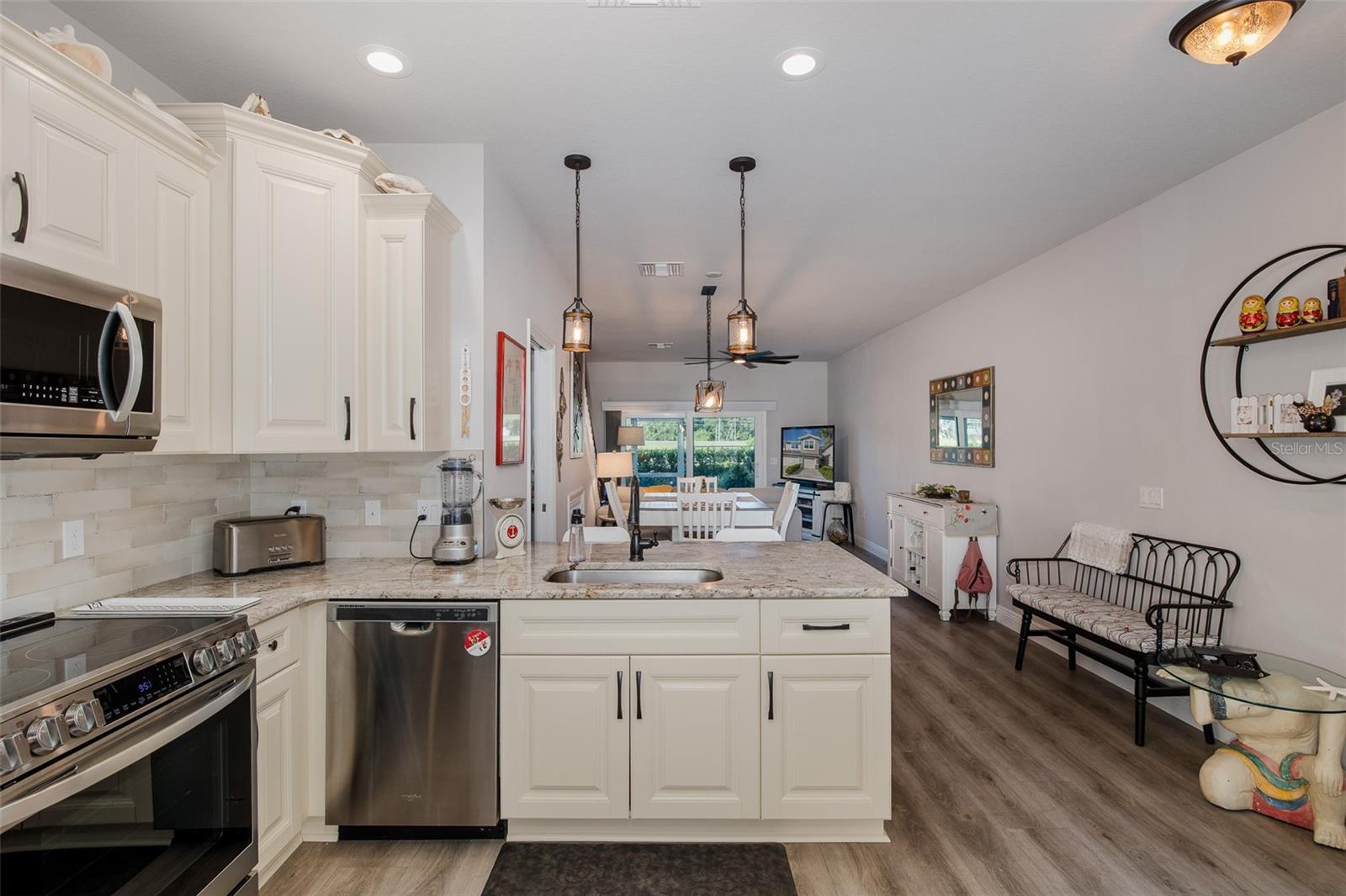 Kitchen as you enter the home