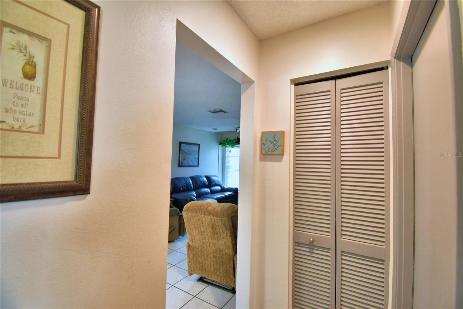 Front Entrance to Family Room