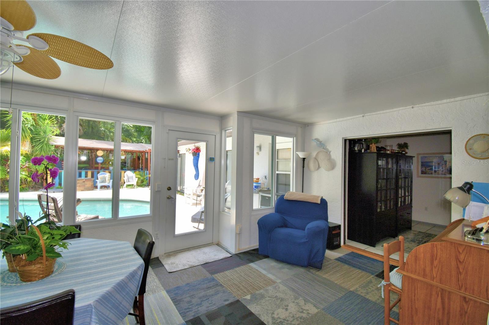 Florida Room to Pool Area