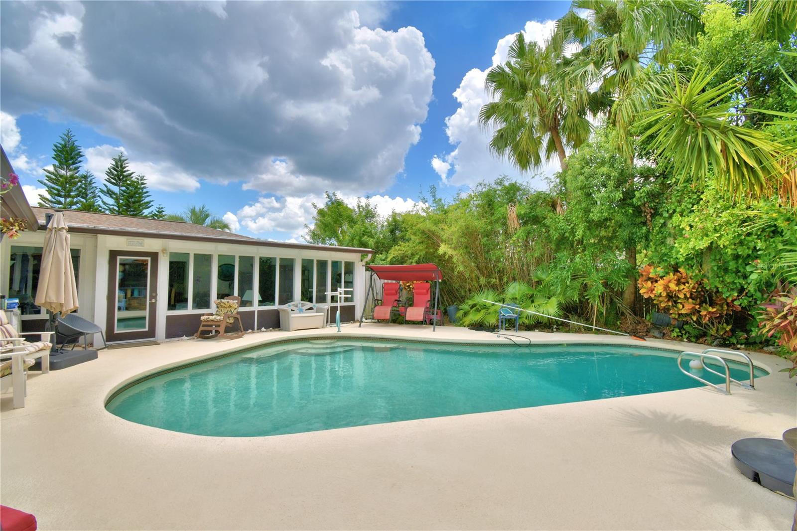 Pool View towards Home