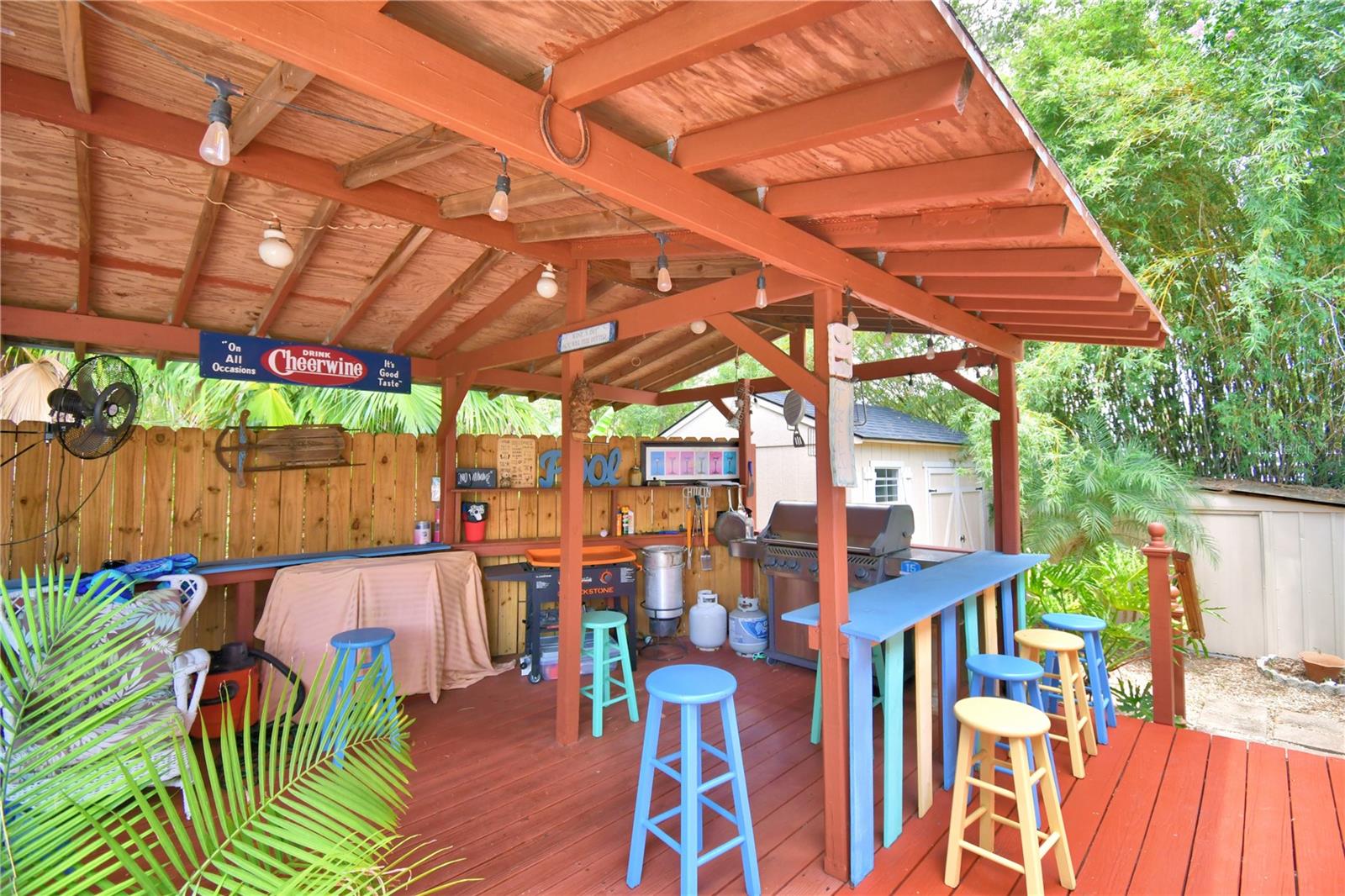 Tiki Bar Located adjacent to Pool