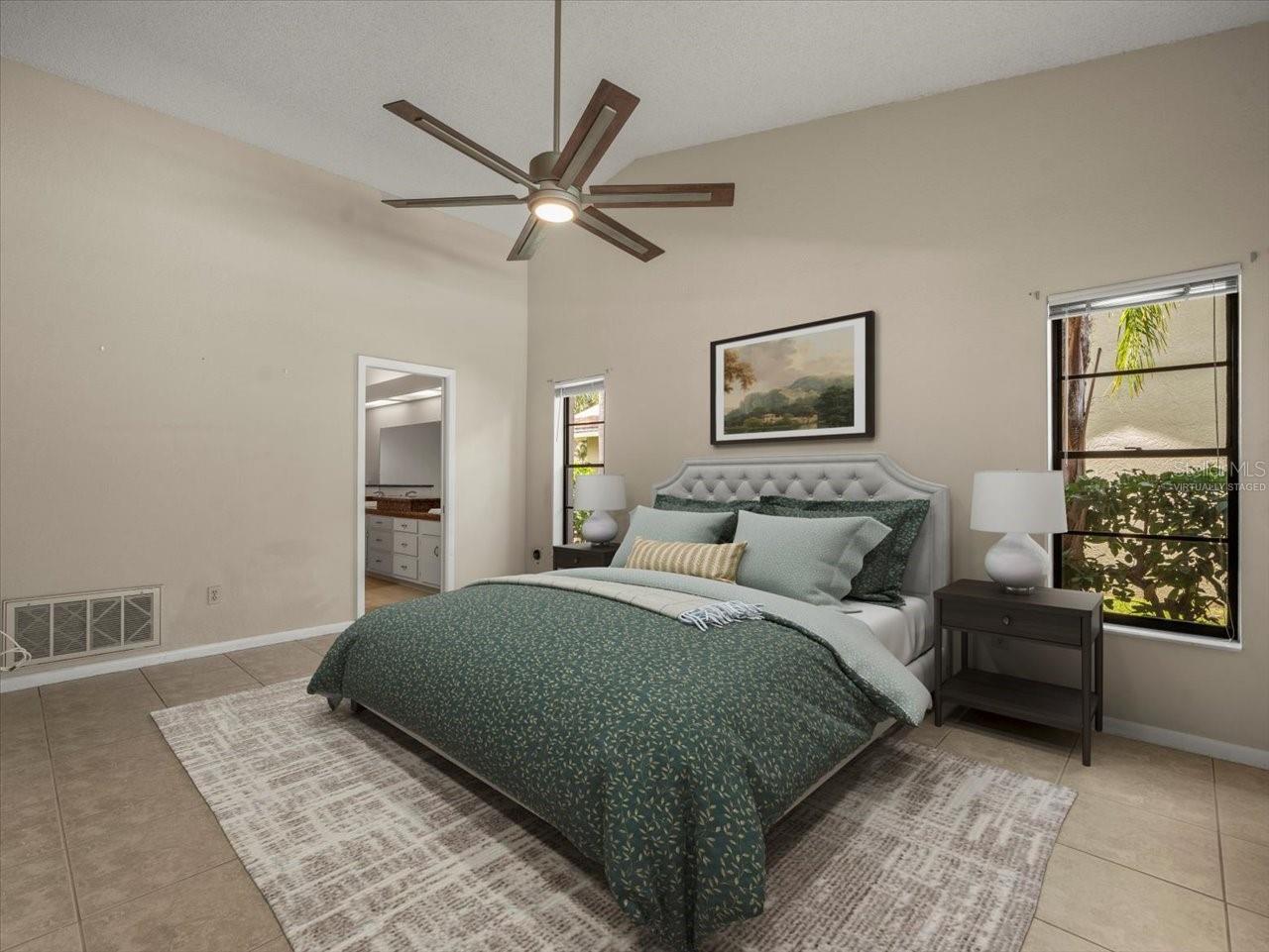 Primary Bedroom Virtually Staged