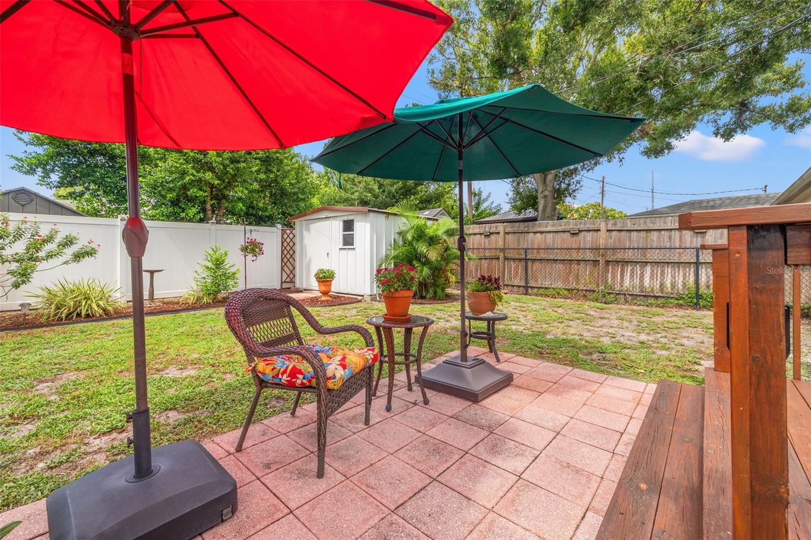 Open patio