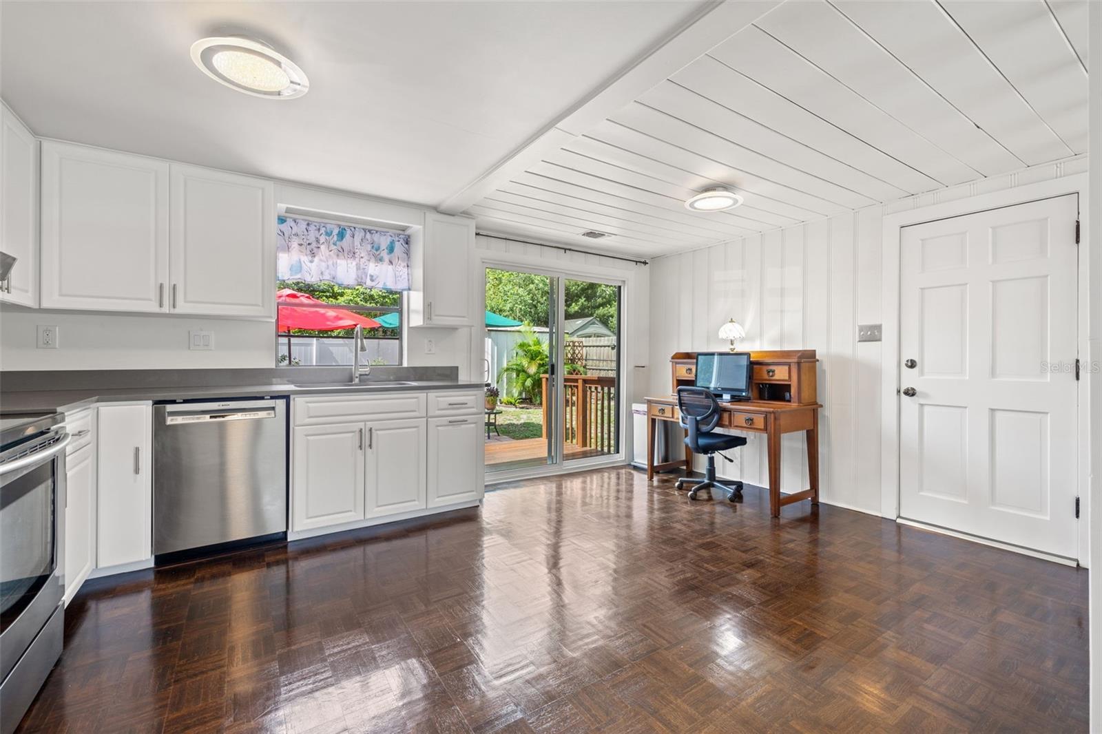 Parquet wood floors