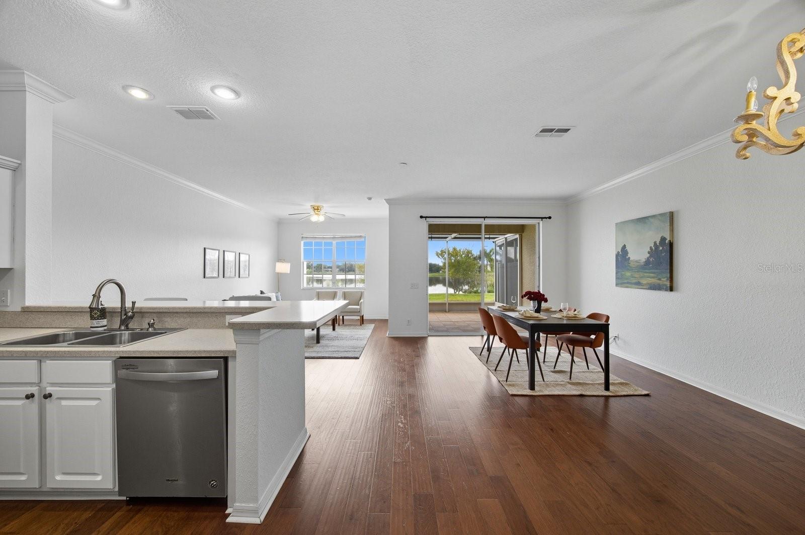 Living and dining room