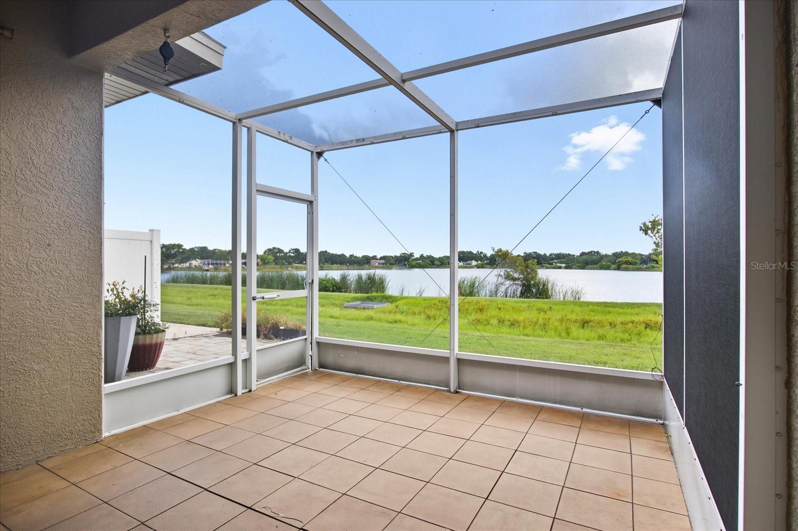 Screened patio