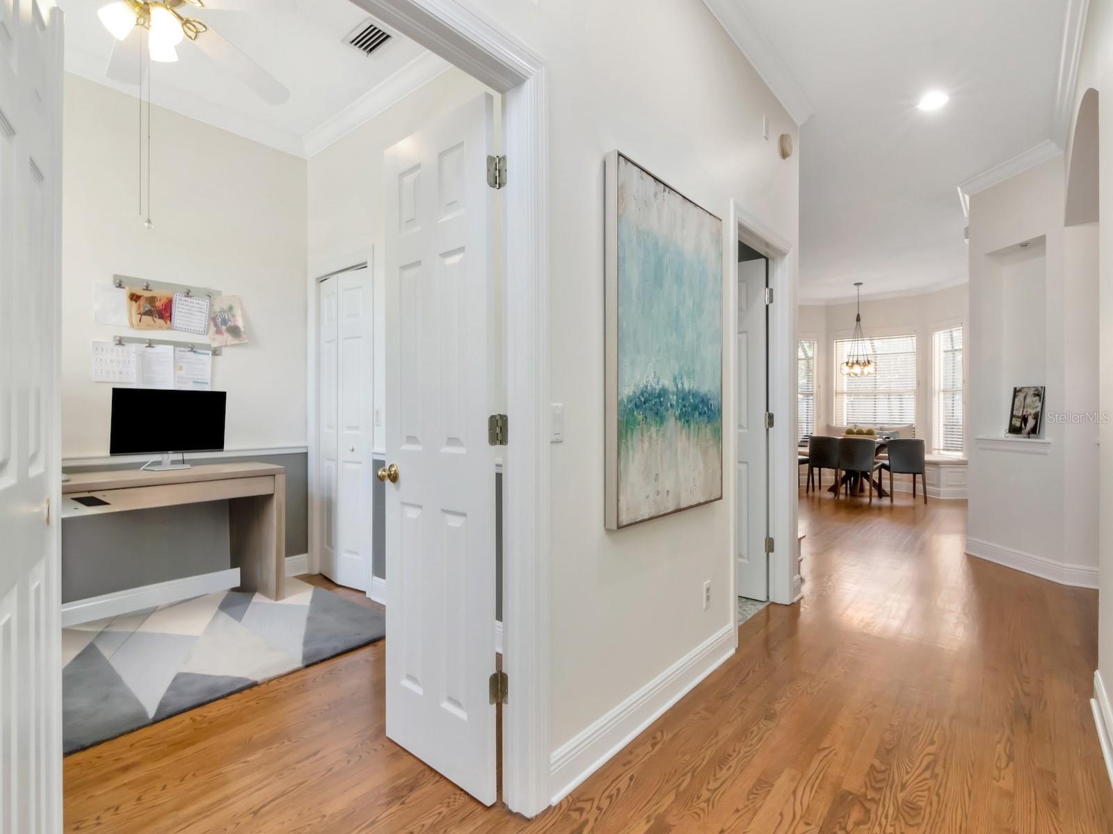 Office (Not Counted as a Bedroom) Near the Entry