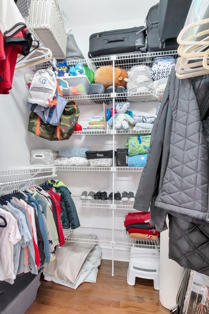 Secondary Bedroom Walk in Closet