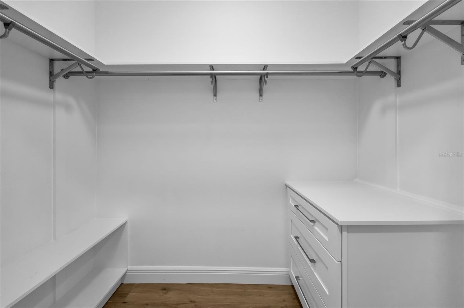 .... One of Two - Walk In Closets in The Master Bedroom Suite. All New.. 4.6 X 8.