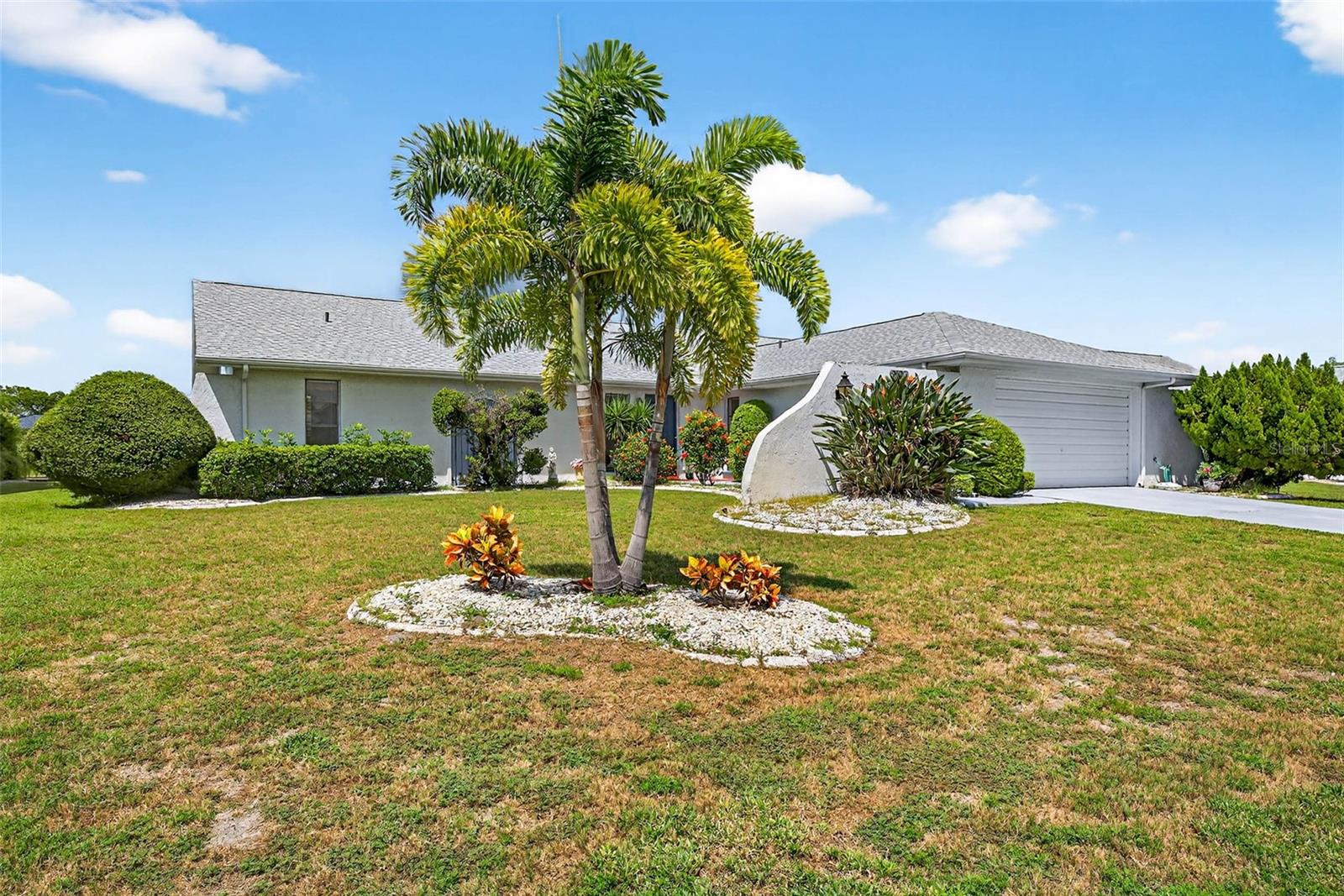 front of property