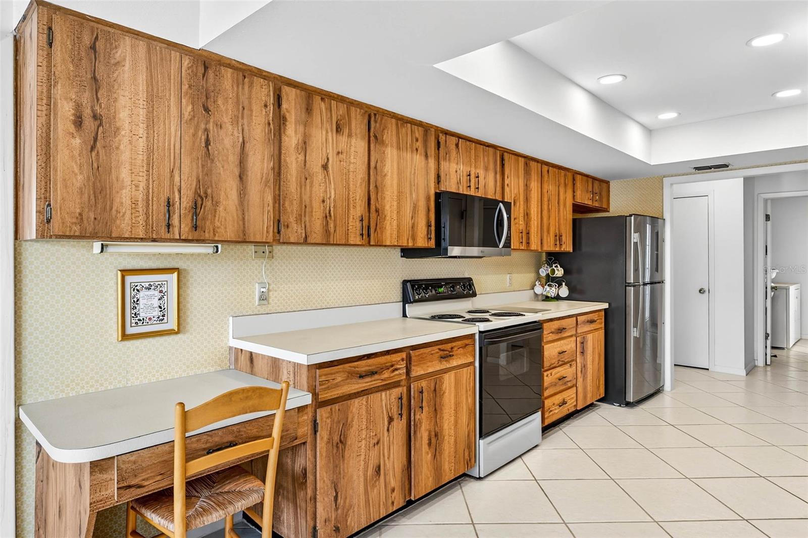 kitchen range wall-new microwave