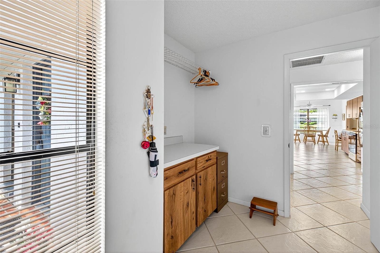 utility room with folding area
