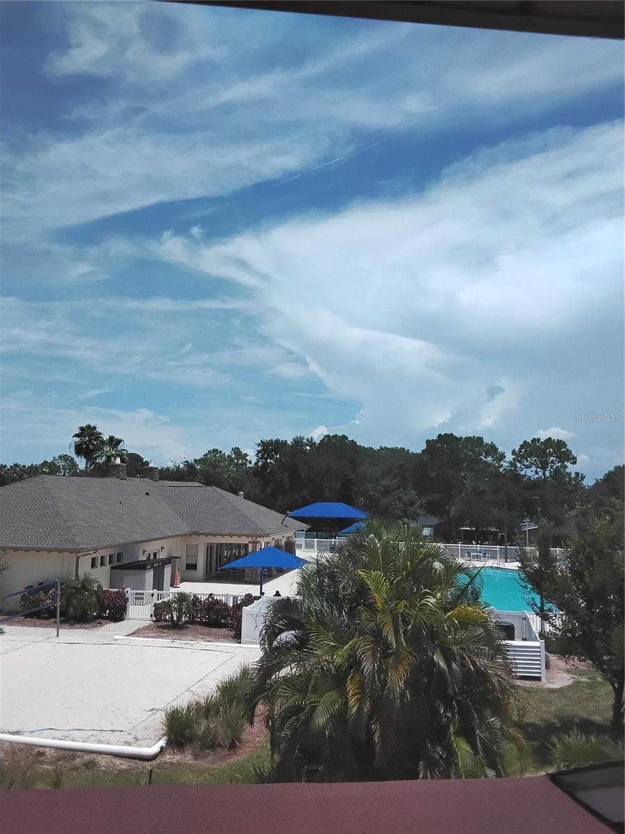 Pool view form Bonus room
