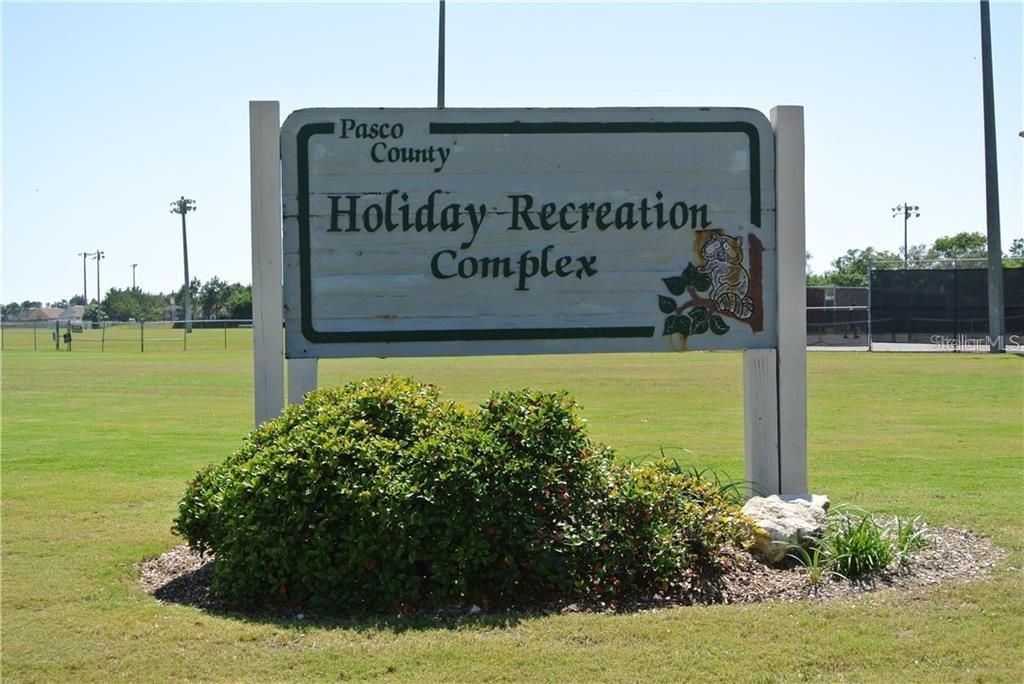 Holiday Rec center a walk away